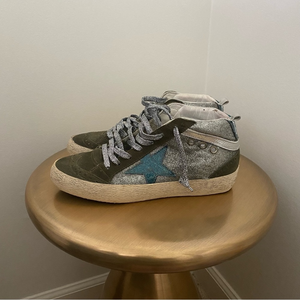Golden Goose Mid Star High Top Sneakers